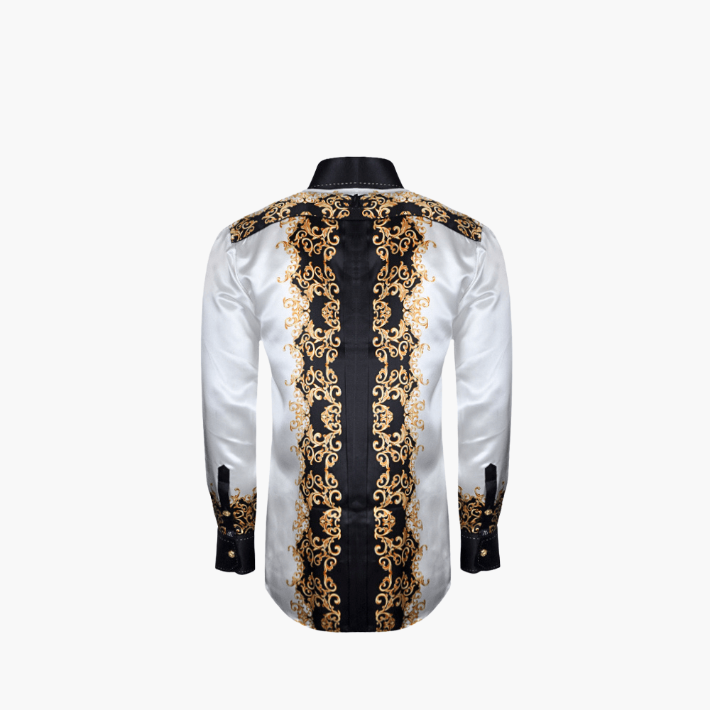 Ramage Piazzato Silk Niki Shirt - Angelo Galasso - Luxury Italian Menswear London