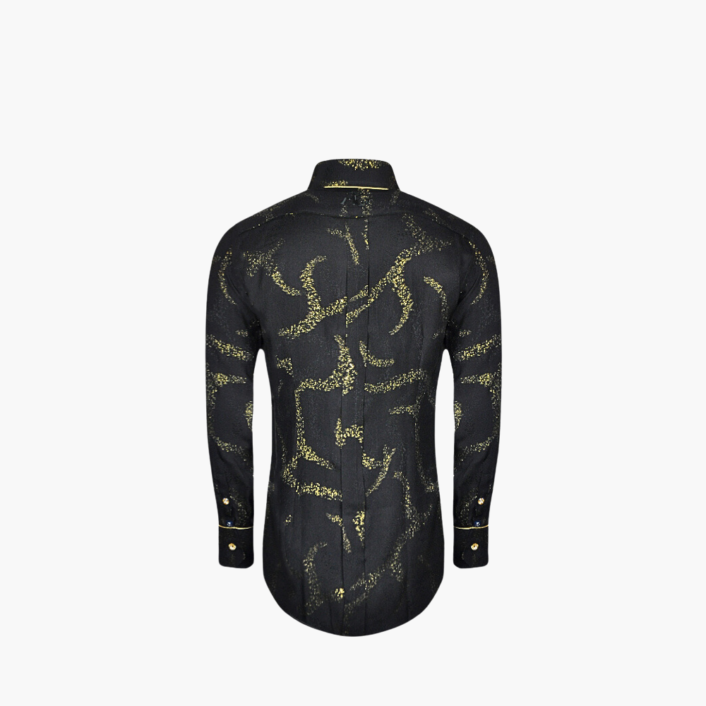 Gold & Black Metallic Corleone Shirt