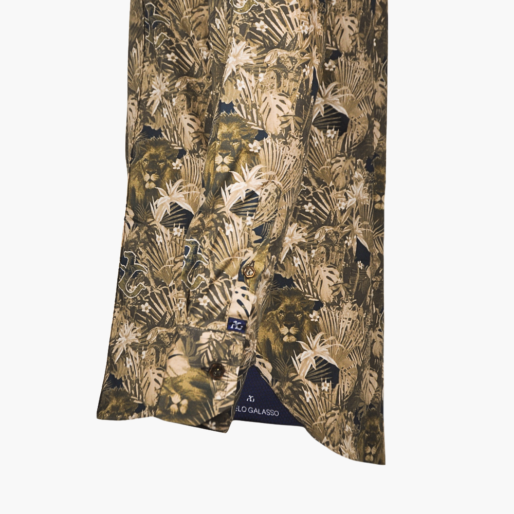 Brown Savannah AG Print Mason Shirt