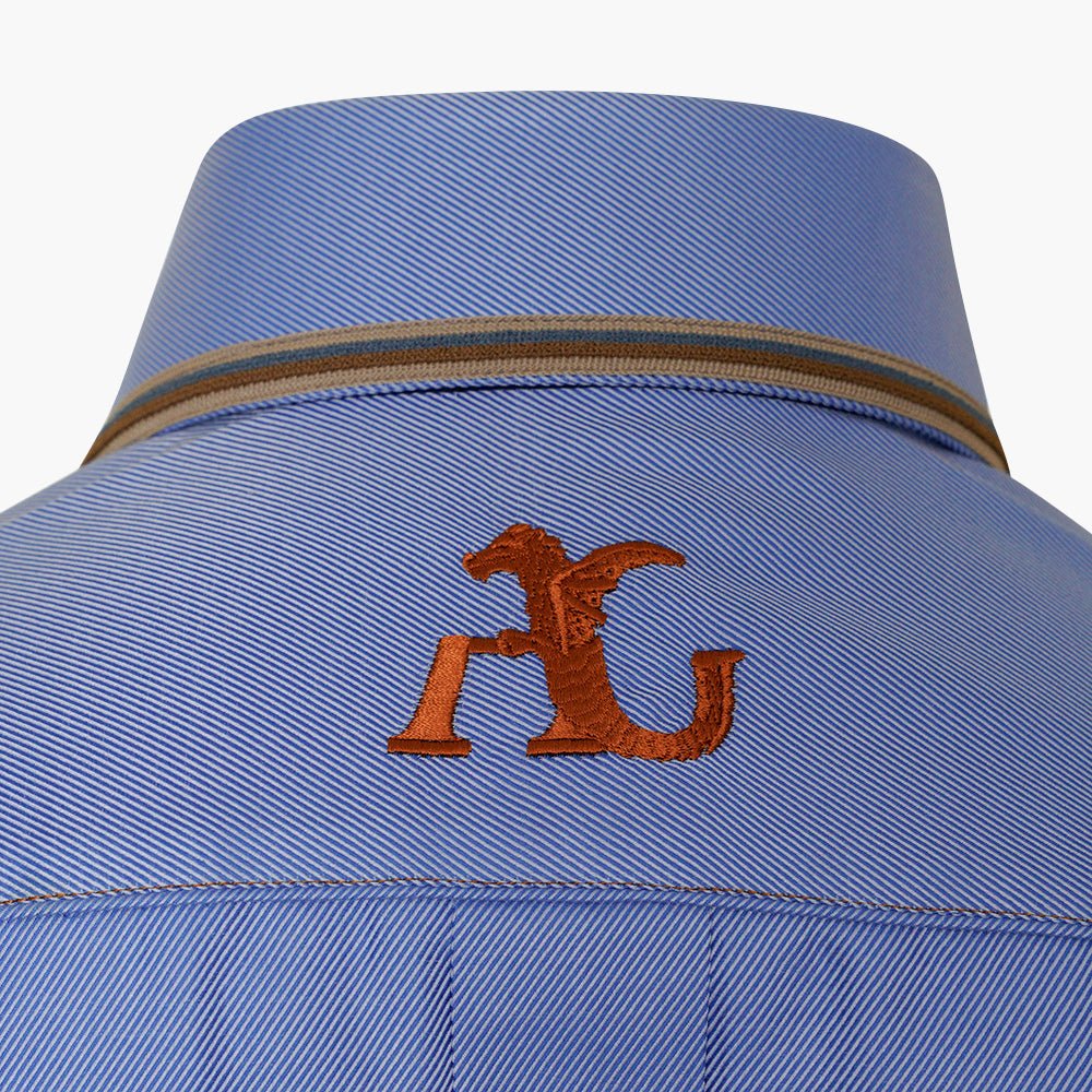 Light Blue Piave Alloro Shirt - Angelo Galasso - Luxury Italian Menswear London