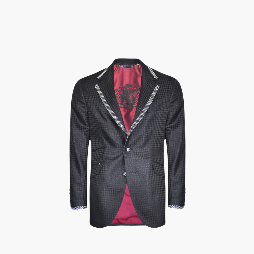 Black Stardust Crystal Blazer - AG24W2RIV02