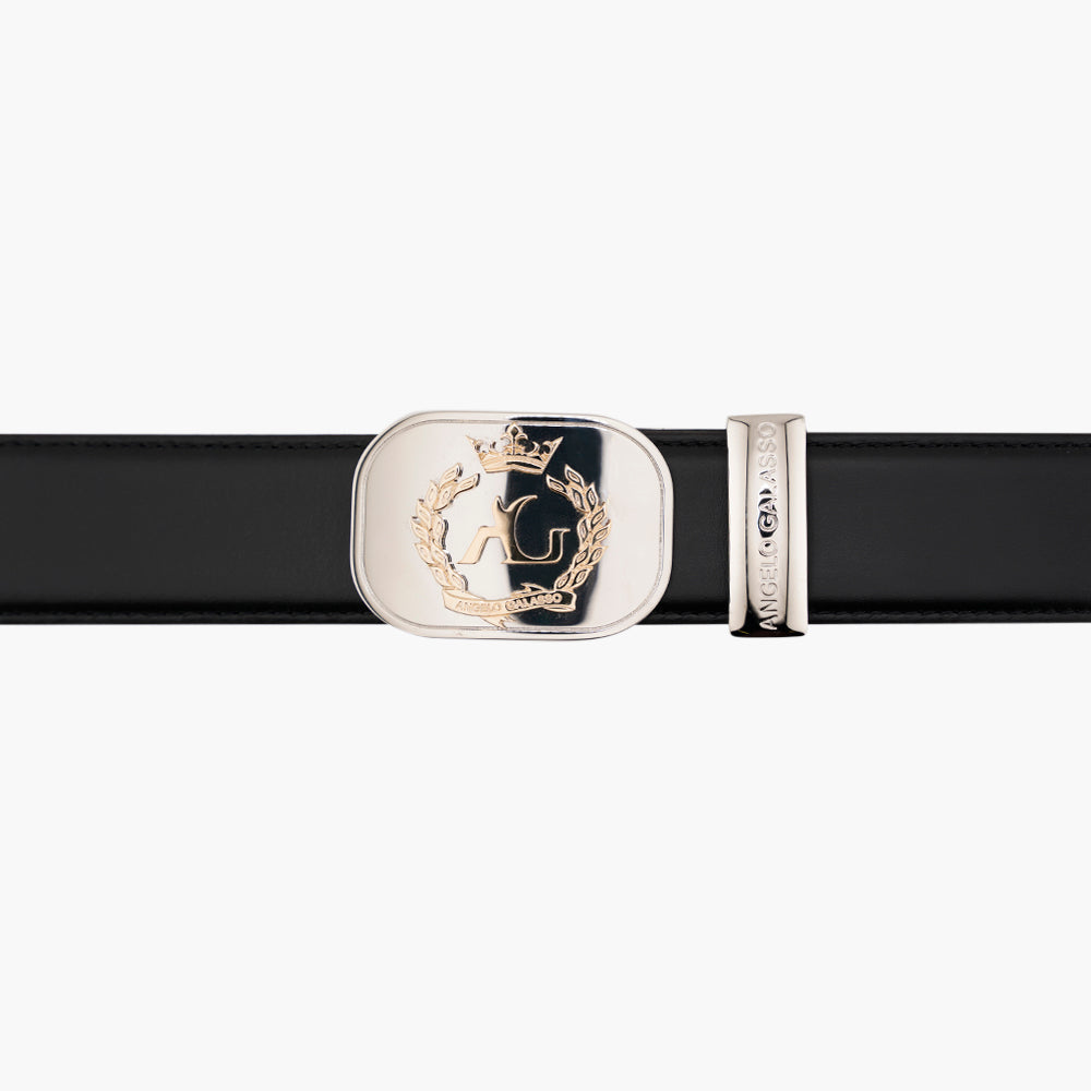 Black Alloro Calfskin Belt