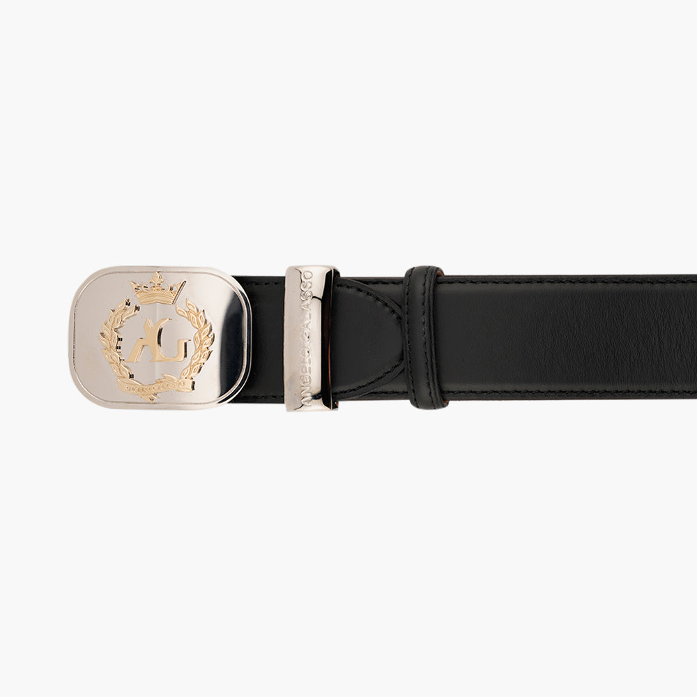 Black Alloro Calfskin Belt