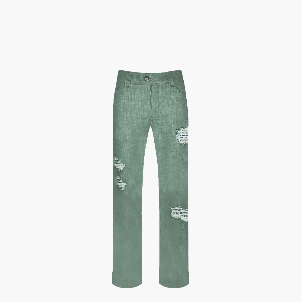 Green Malachite Jeans with Araldica Logo