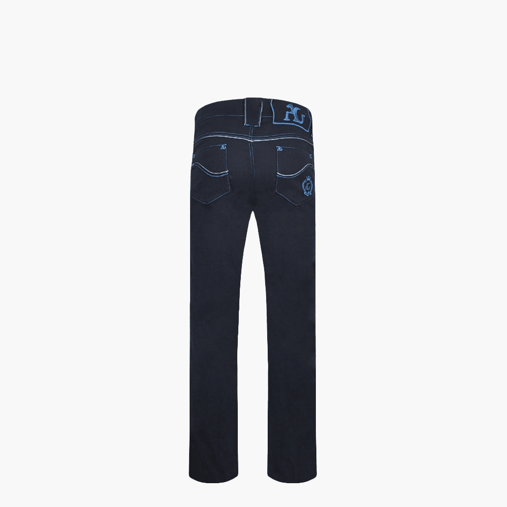 AG Blue Jeans with Alloro Logo - Angelo Galasso - Luxury Italian Menswear London