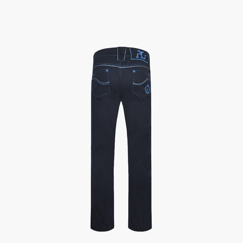 Blue Jeans with Alloro Logo ANGELO GALASSO