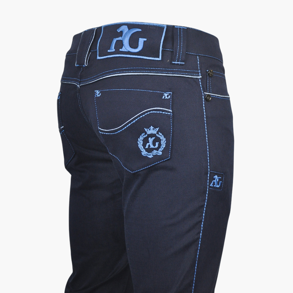 Blue Jeans with Alloro Logo - AG24WJJNS05