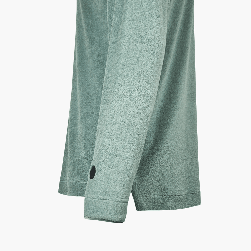Mint Green Long Sleeves AG Polo - Angelo Galasso - Luxury Italian Menswear London