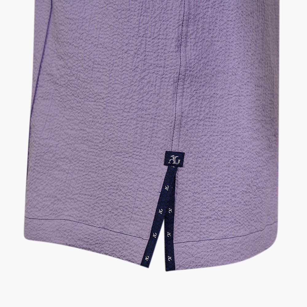 Lilac Short Sleeves Bowling Shirt - AG25S1HAS07