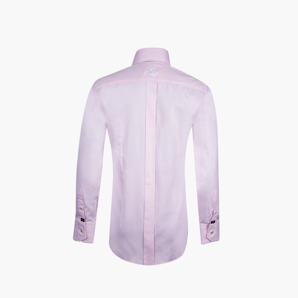 Pink Diamond Print Mason Shirt - Angelo Galasso - Luxury Italian Menswear London