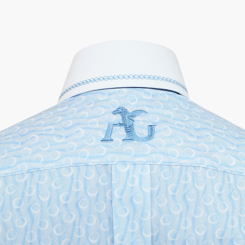 Celeste & White Olympia Mason Shirt -
