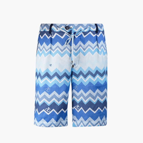 Azteco AG Linen Print Bermuda - AG25S7BER01