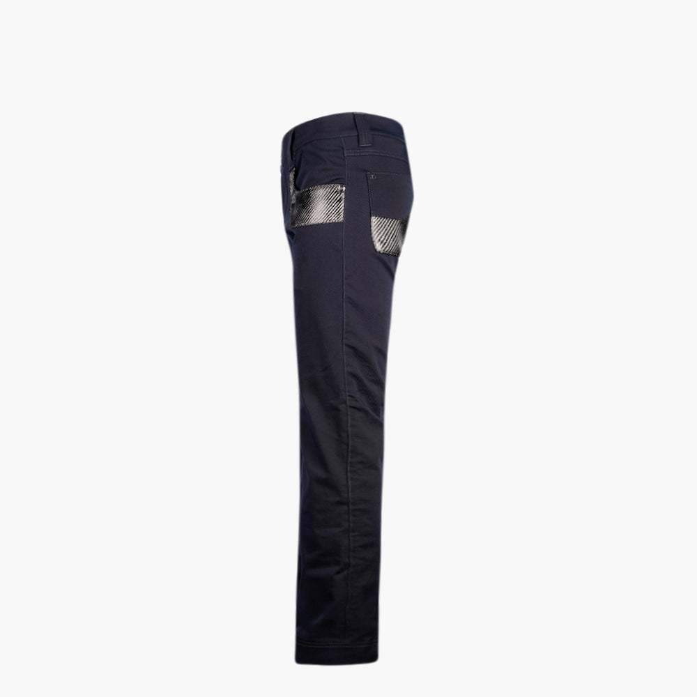 Black & Grey Carbon Fiber Jeans - AG25SJJNS01