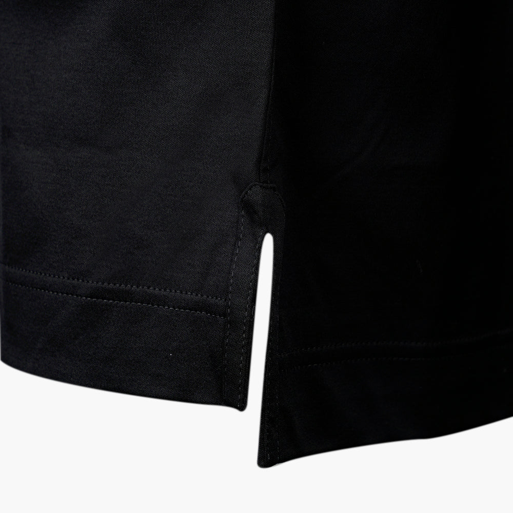 Black & Burgundy Shindo Crown Polo - AG25STPLO03FL