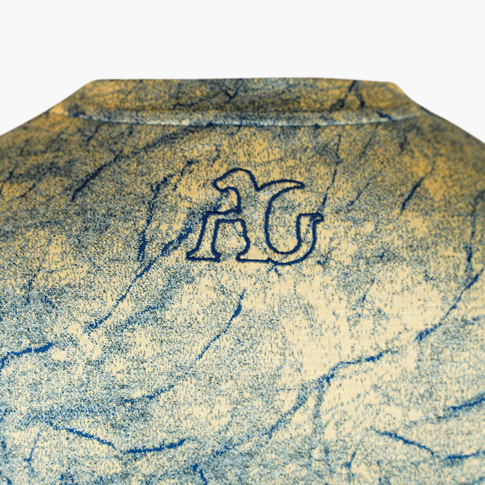 Brown & Navy Alloro T-Shirt - AG25STTSH01