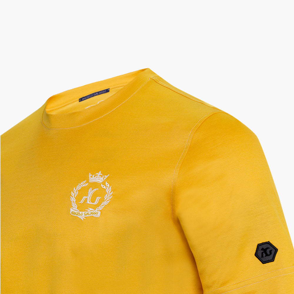 Yellow Alloro Logo T-Shirt - AG25STTSH03