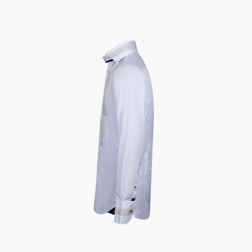 Light-Shine Mason Shirt - Angelo Galasso - Luxury Italian Menswear London