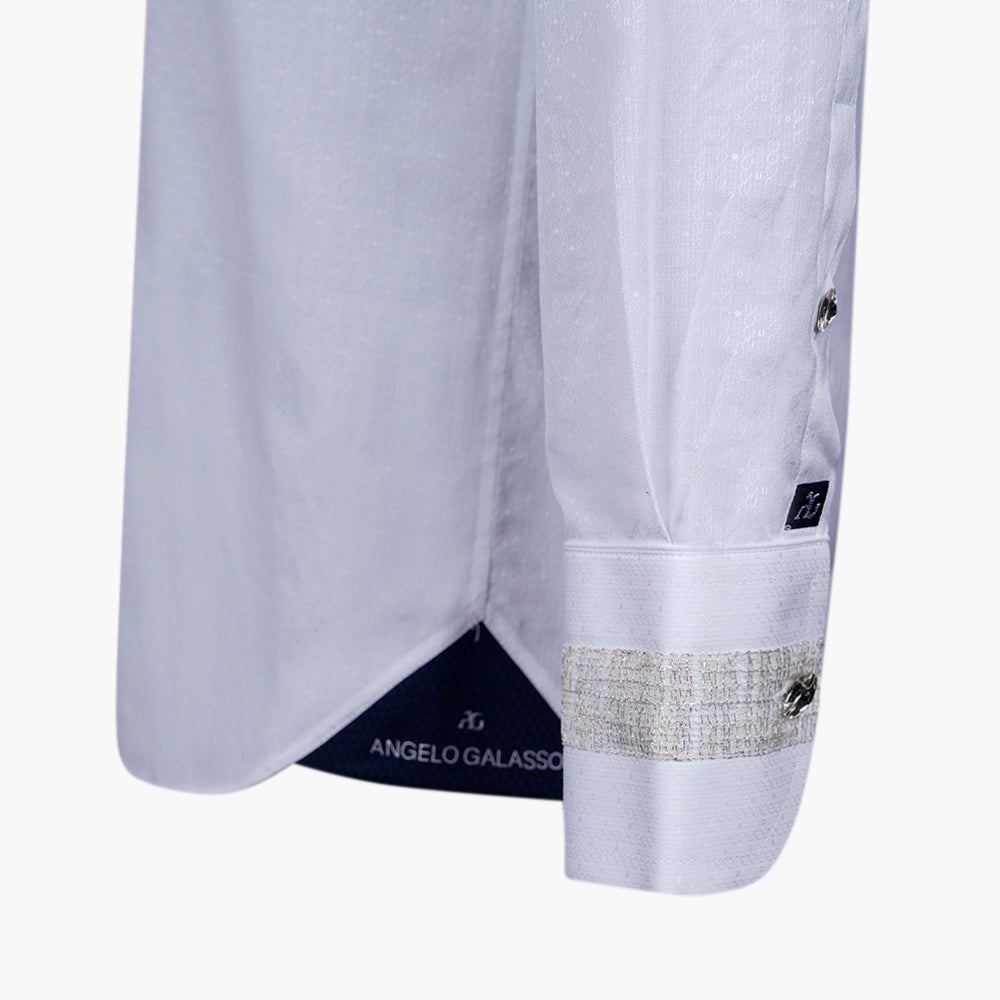 Light-Shine Mason Shirt - Angelo Galasso - Luxury Italian Menswear London