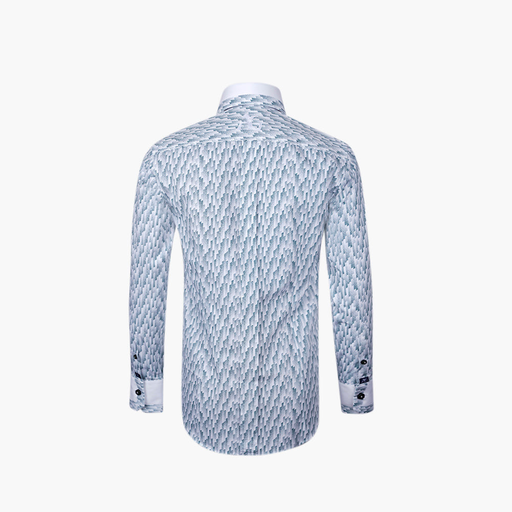 Green & White Olympia Niki Shirt - AG25W1HAS05