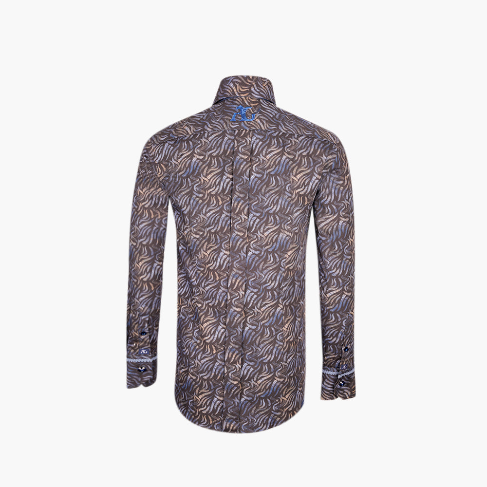 Navy & Light Blue Corleone Shirt -AG25W1HAS08