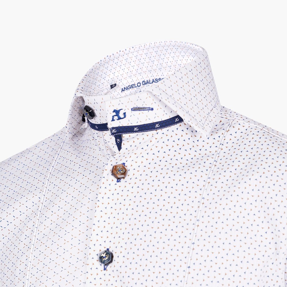 Dual Varenna Print Mason Shirt - Angelo Galasso - Luxury Italian Menswear London