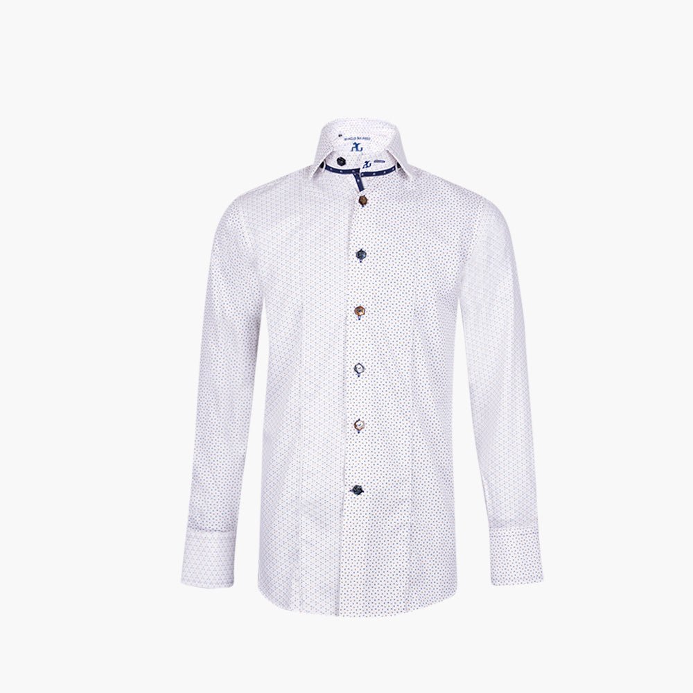 Dual Varenna Print Mason Shirt - Angelo Galasso - Luxury Italian Menswear London
