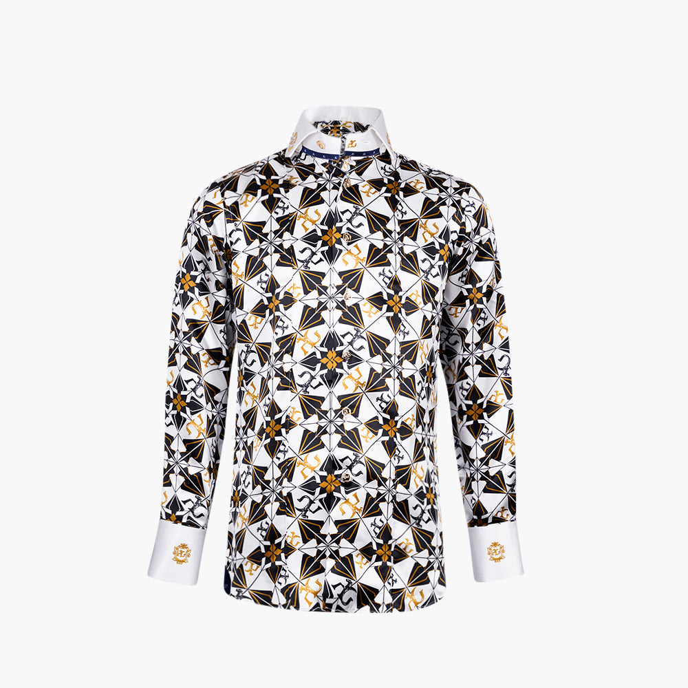 Geometric Print Araldica Niki Shirt - AG25W1HAS10