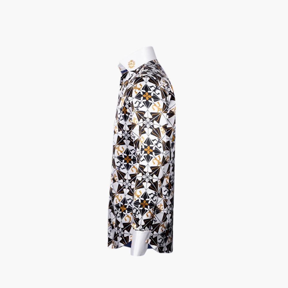 Geometric Print Araldica Niki Shirt - AG25W1HAS10
