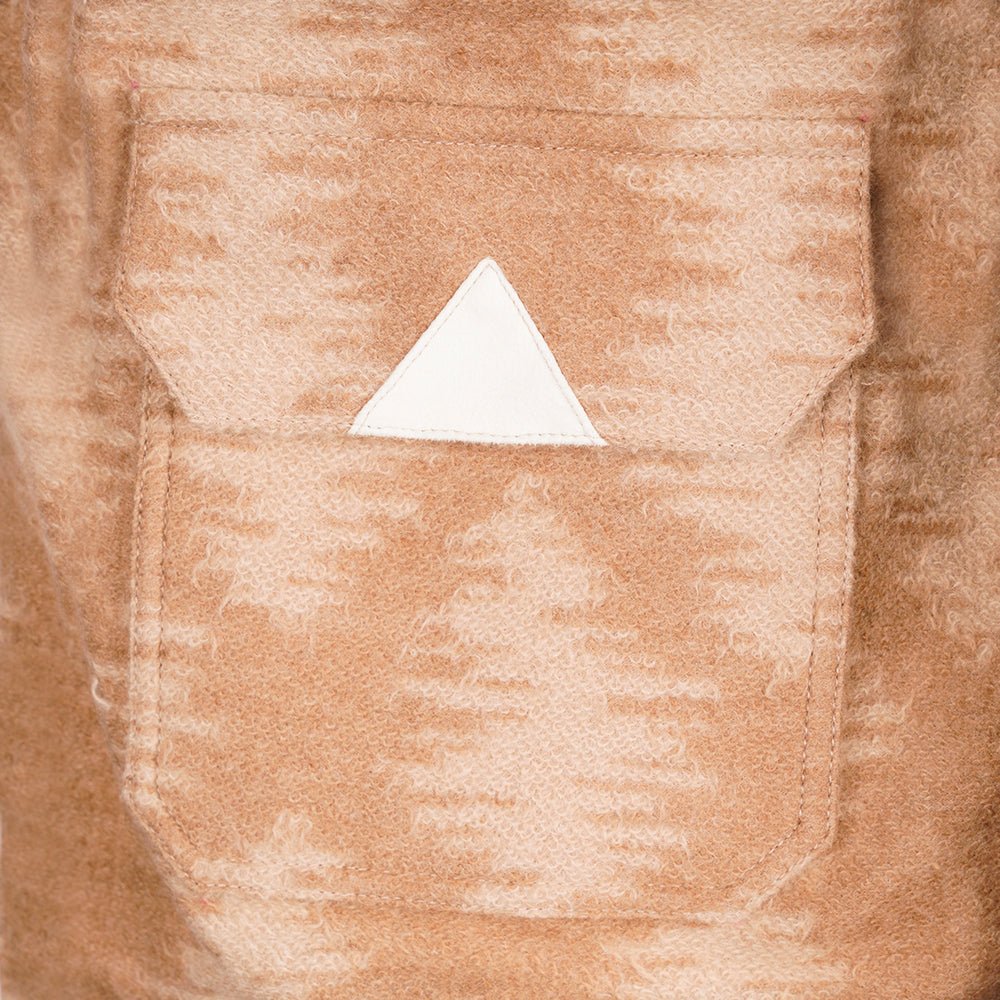 Camel Beige Jacquard Jacket - Angelo Galasso - Luxury Italian Menswear London