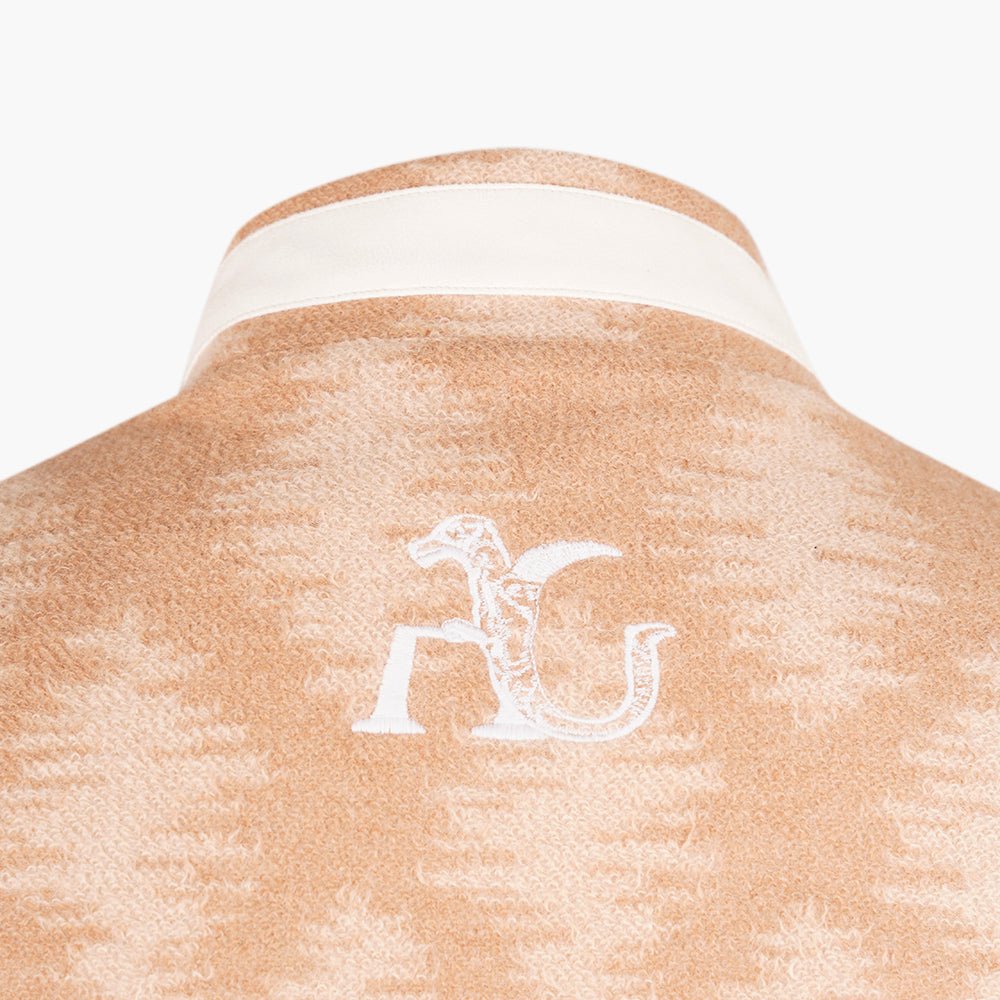 Camel Beige Jacquard Jacket - Angelo Galasso - Luxury Italian Menswear London