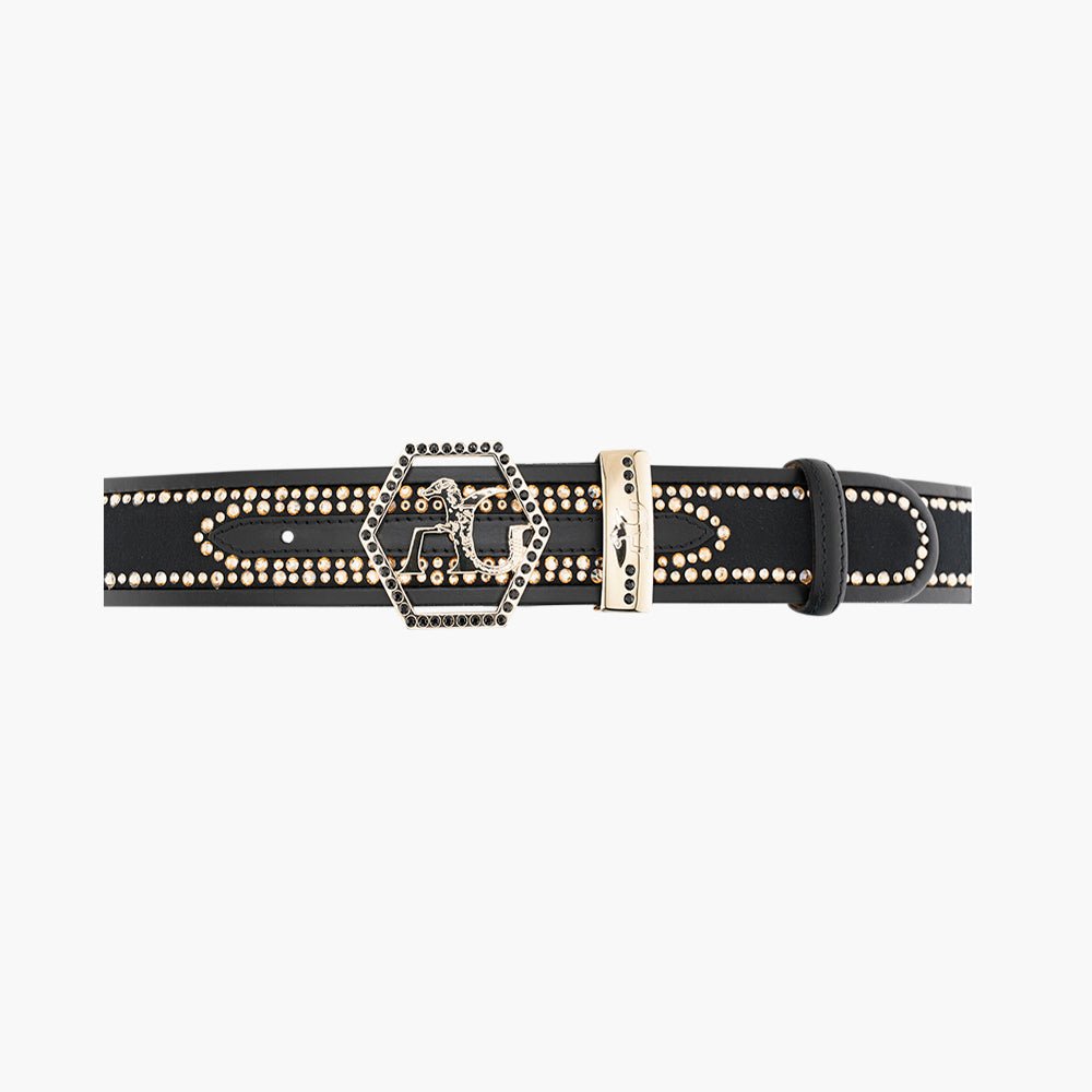 AG Hexagonal Crystal Belt - Angelo Galasso - Luxury Italian Menswear London