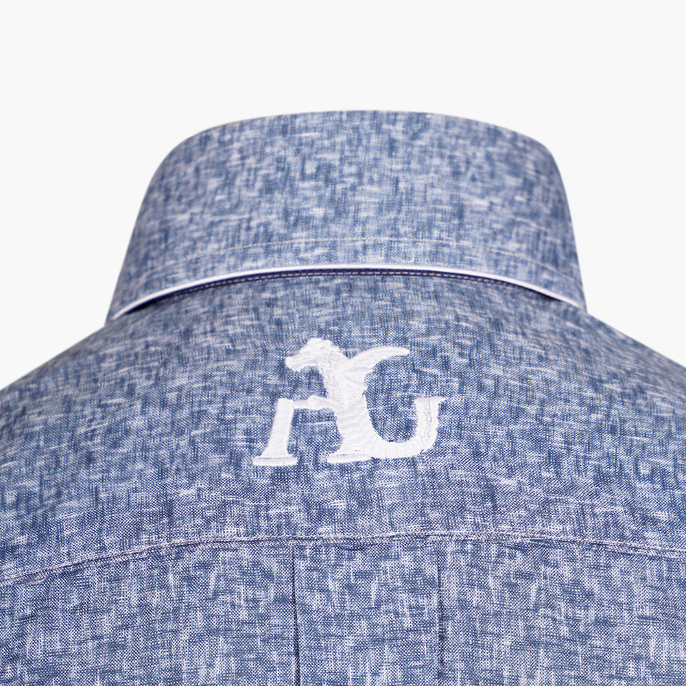 Light Blue Short Sleeves Alloro Shirt