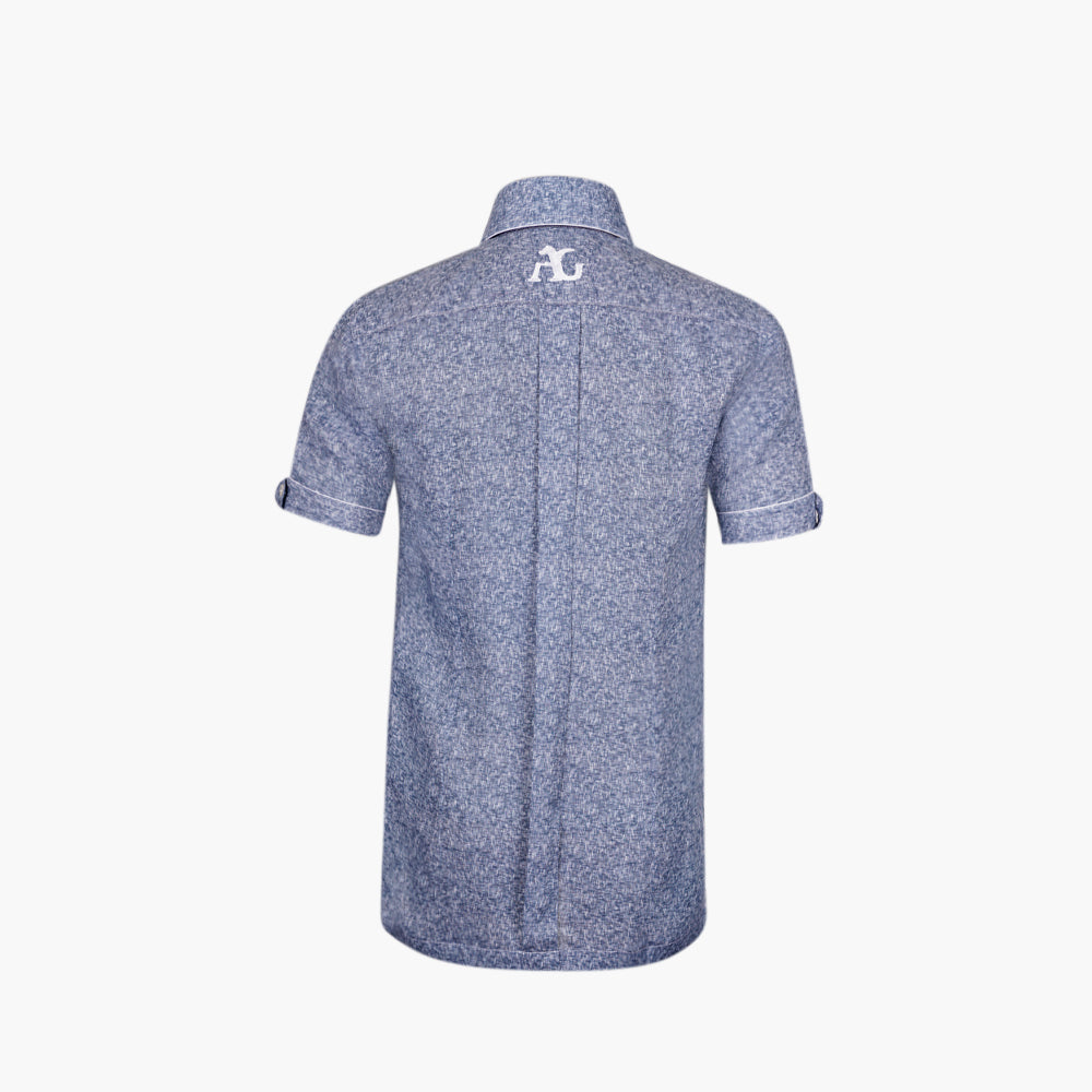 Light Blue Short Sleeves Alloro Shirt
