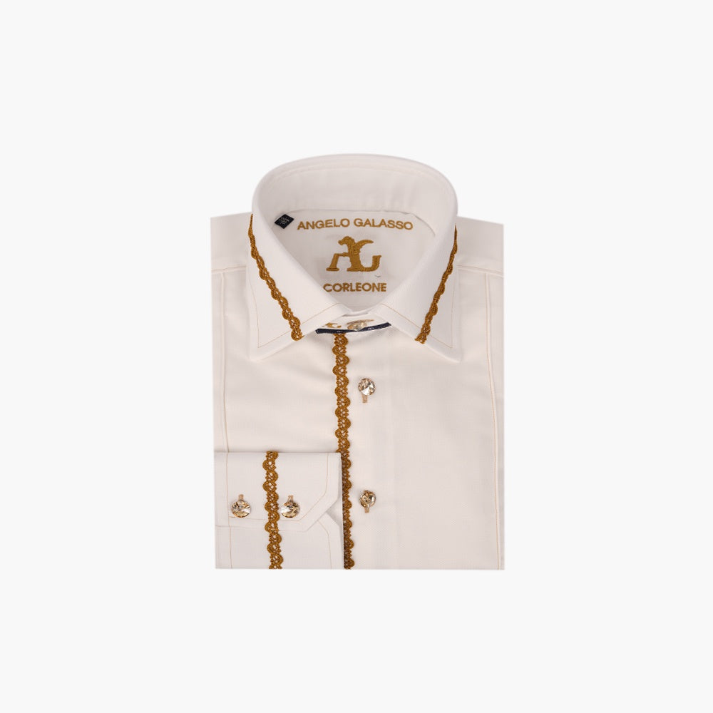 White Trim Corleone Shirt