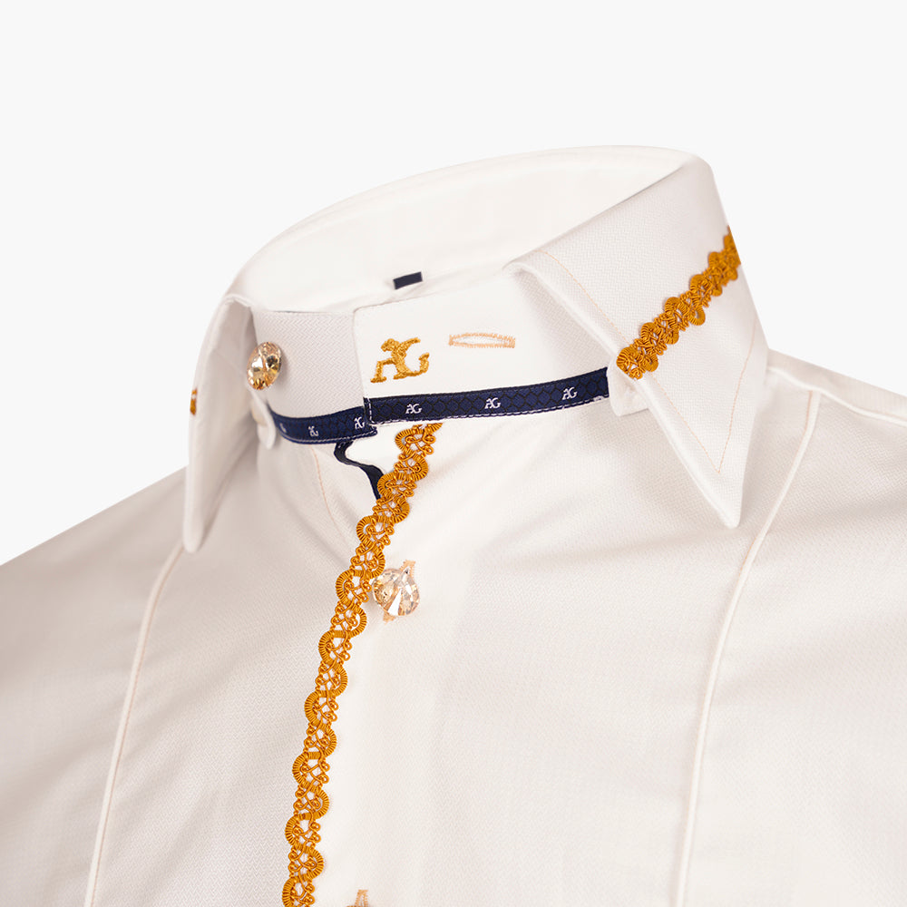 White Trim Corleone Shirt