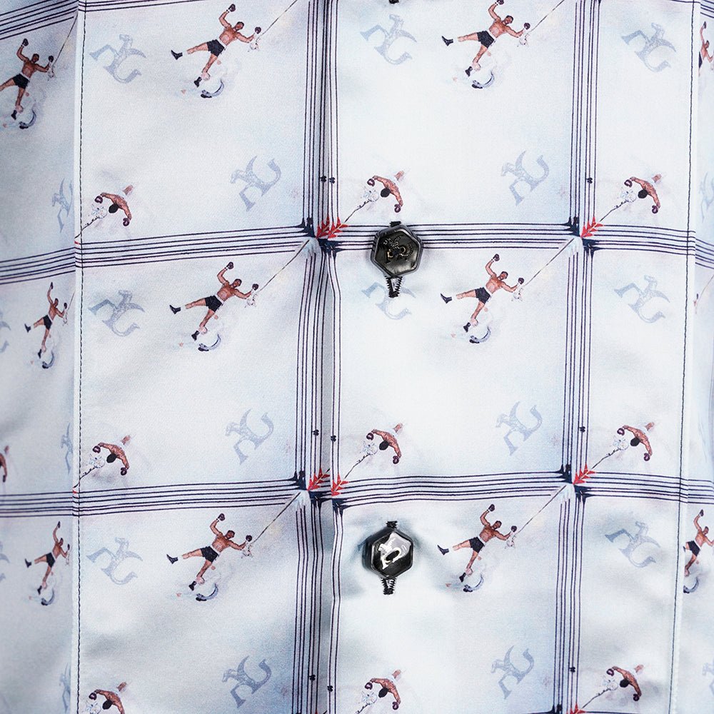 AG Exclusive Silk Boxing Mason Shirt - Angelo Galasso - Luxury Italian Menswear London