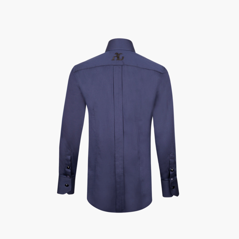Blue Crystal Embellished Mason Shirt