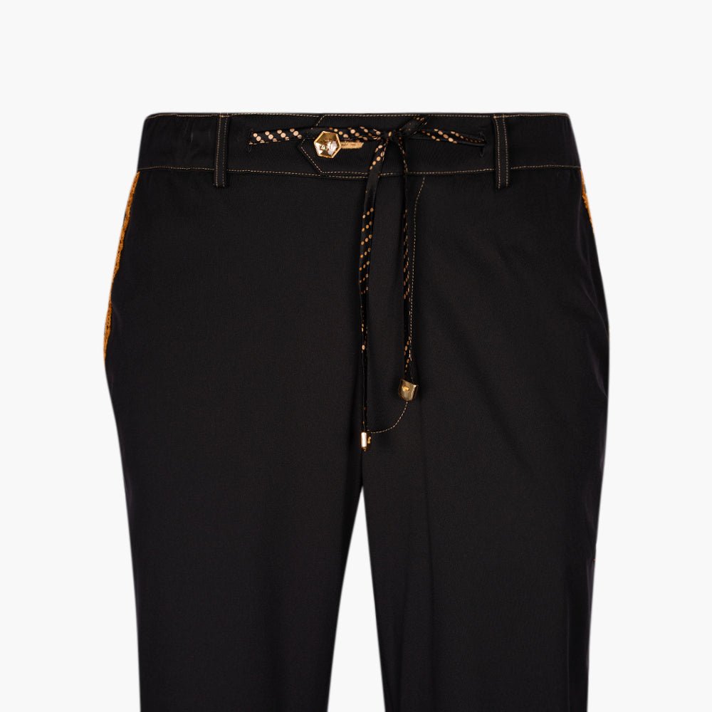 Luxury Loungewear Set with Silk Inserts - Angelo Galasso - Luxury Italian Menswear London
