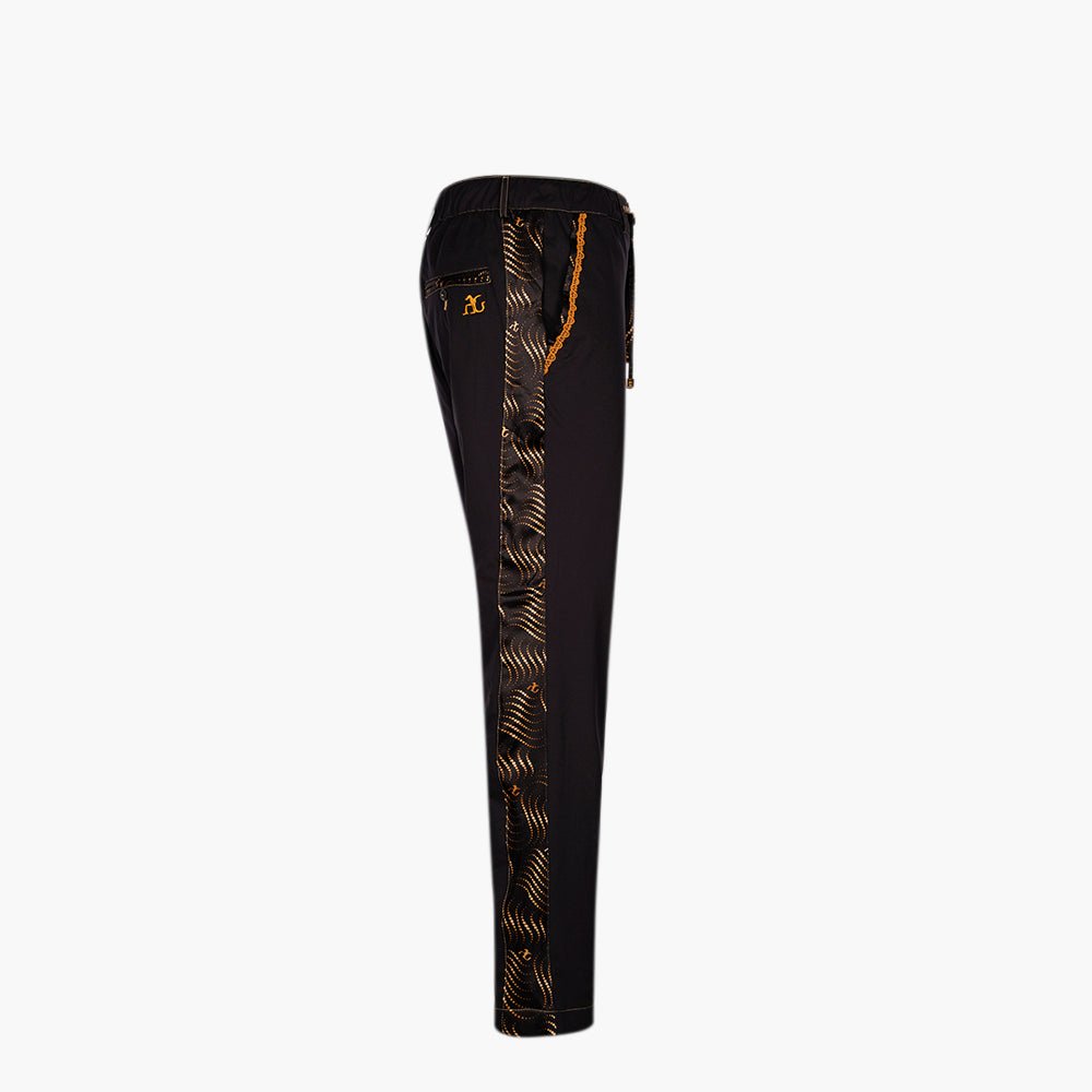 Luxury Loungewear Set with Silk Inserts - Angelo Galasso - Luxury Italian Menswear London