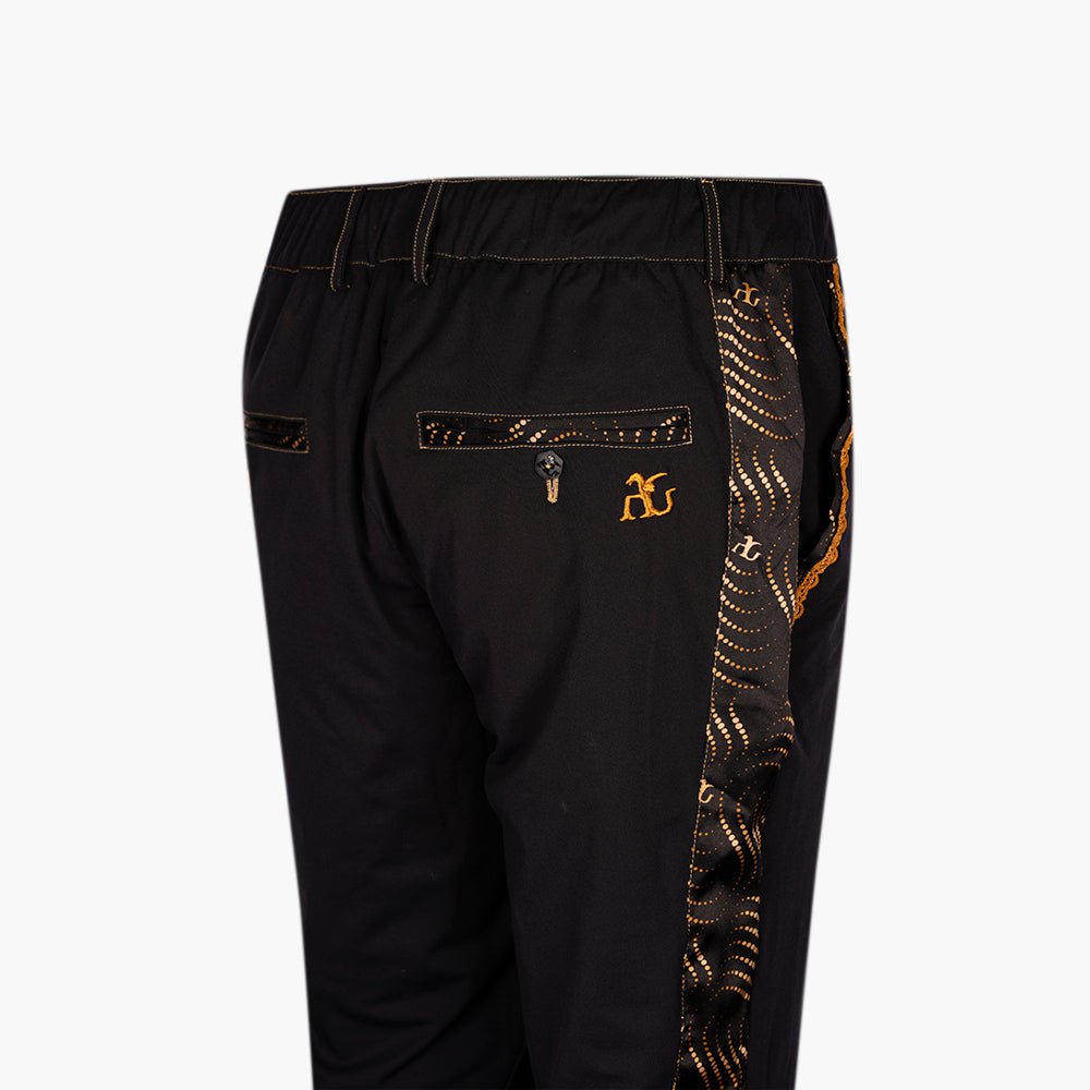 Luxury Loungewear Set with Silk Inserts - Angelo Galasso - Luxury Italian Menswear London