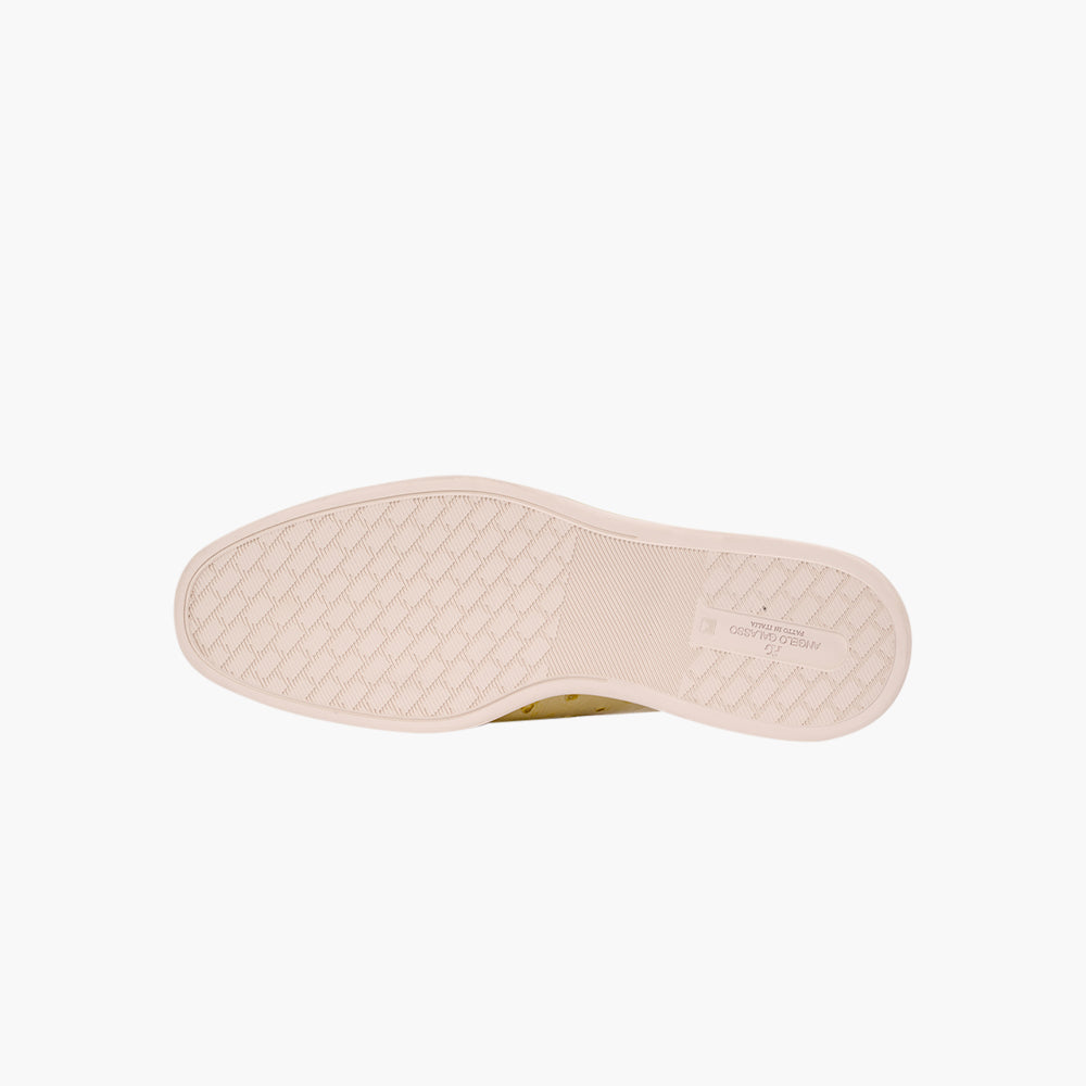 Yellow Lime & White Sabot Shoes