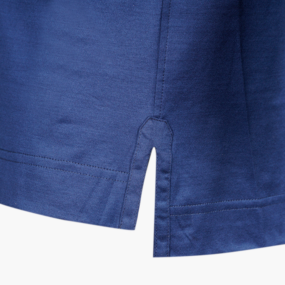 Dark Blue Polo with Light Sapphire Crystals