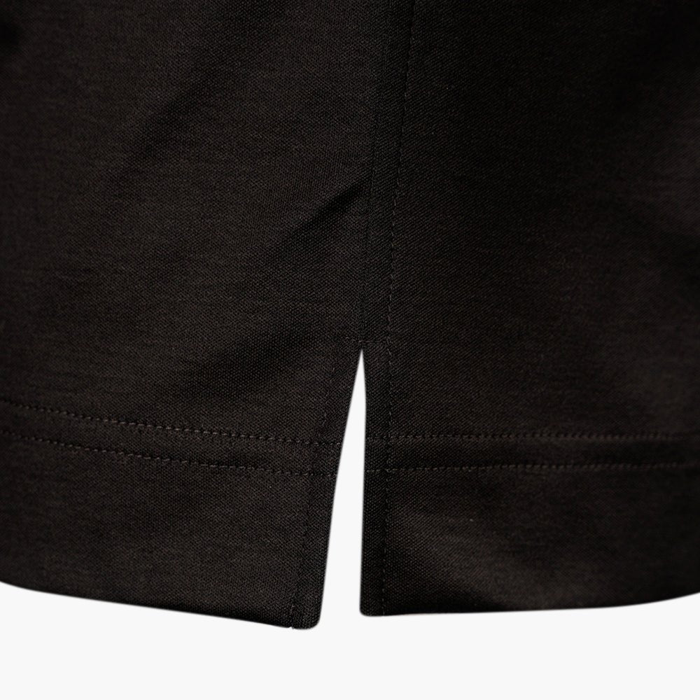 Black T-Shirt with Gold Degradé Crystals - Angelo Galasso - Luxury Italian Menswear London