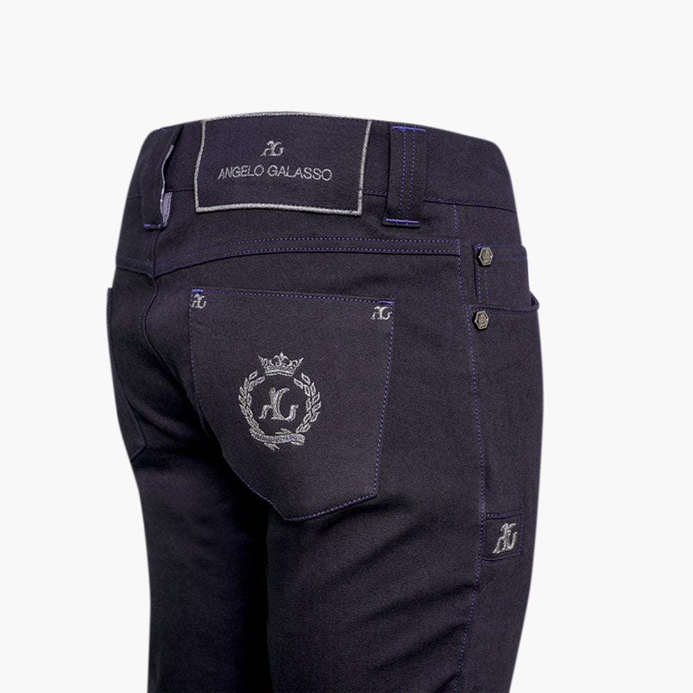 Dark Blue & Blue Alloro Jeans - AGJJNSCO02