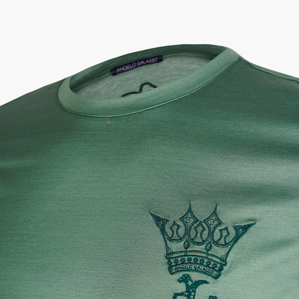 Green Crown Logo T-Shirt - AS24STTSH02