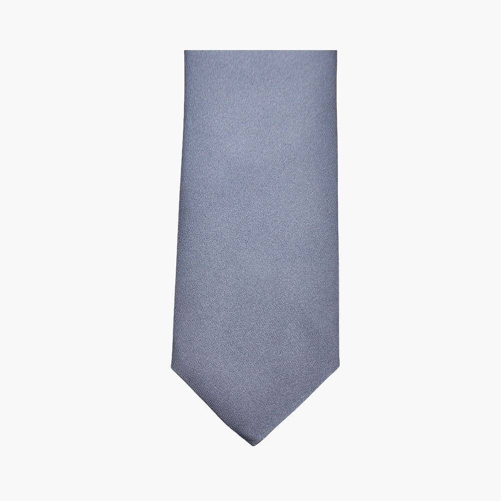 Grey Silk Tie - Angelo Galasso - Luxury Italian Menswear London