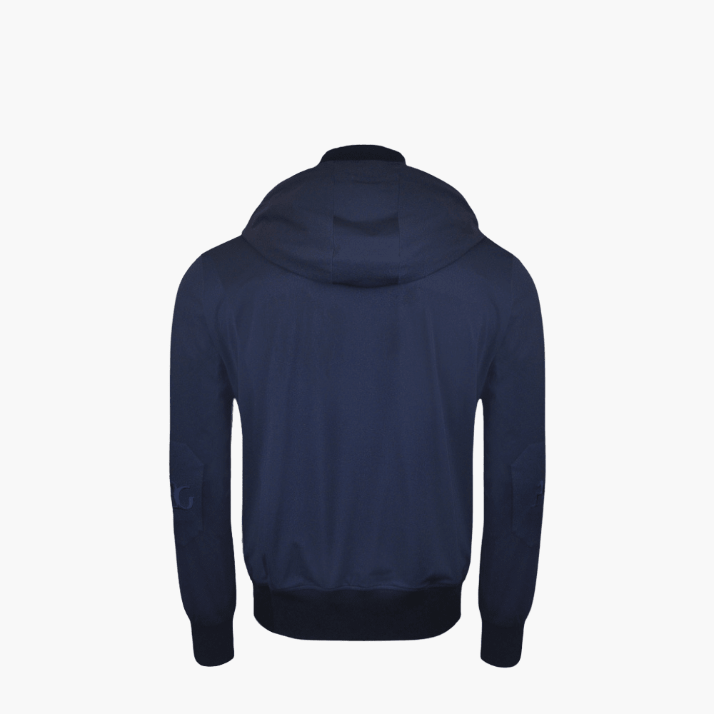 Navy Blue Alloro Logo Tracksuit - Angelo Galasso - Luxury Italian Menswear London