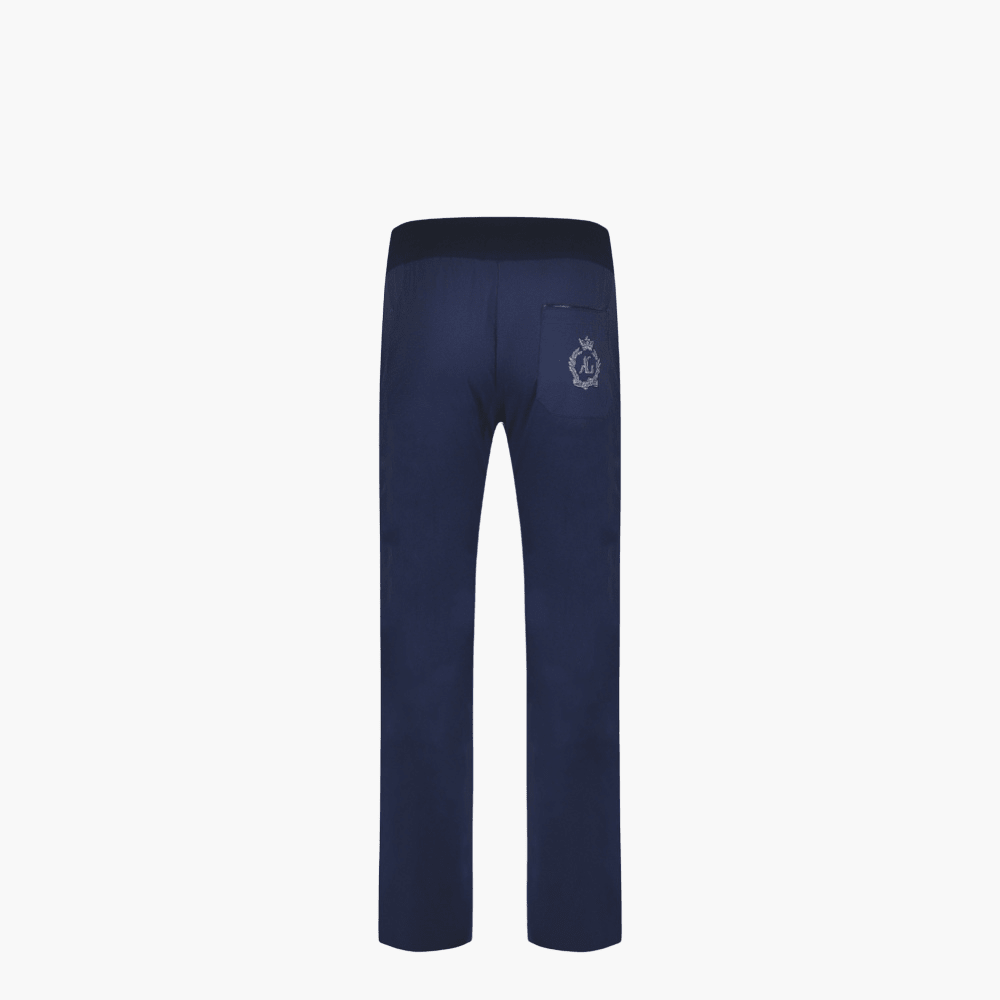 Navy Blue Alloro Logo Tracksuit - Angelo Galasso - Luxury Italian Menswear London