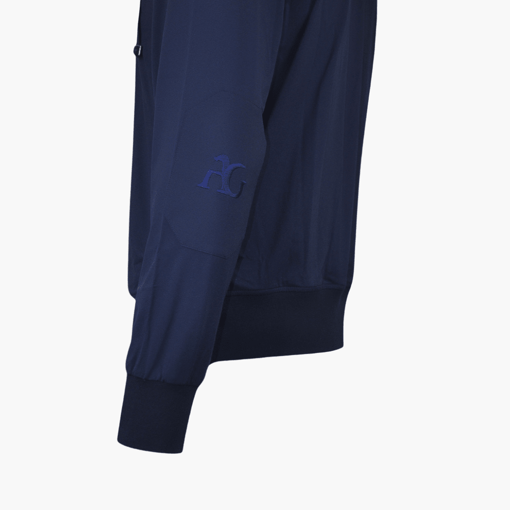 Navy Blue Alloro Logo Tracksuit - Angelo Galasso - Luxury Italian Menswear London
