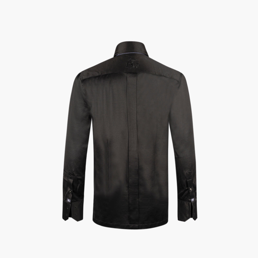 Black Jersey Shirt Dragoon Polo